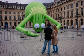 La famosa marioneta verde del