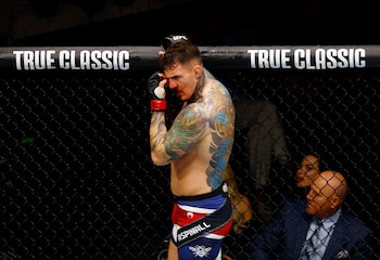 Tom Aspinall no pudo continuar