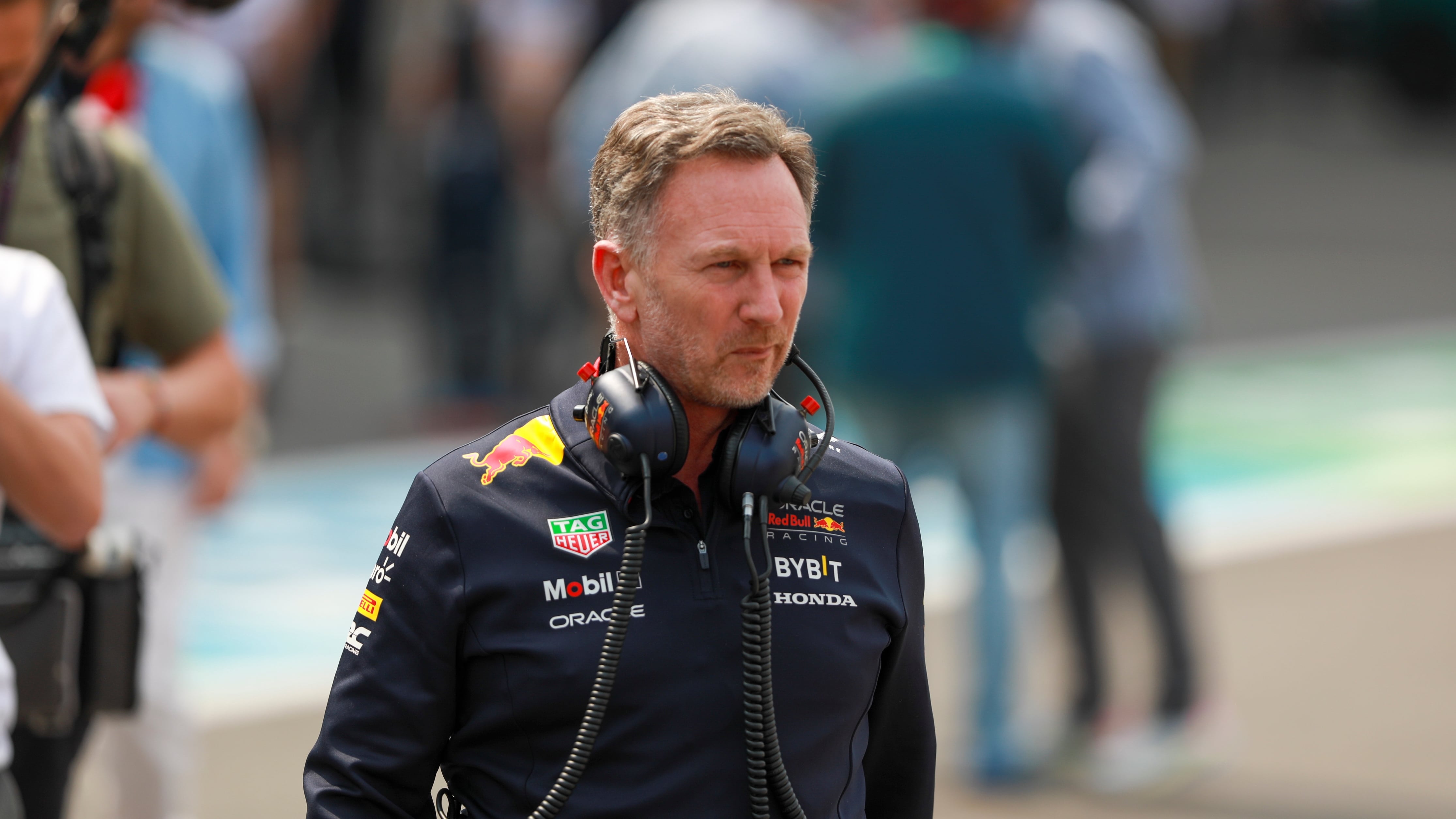 El director de Red Bull, Christian Horner.