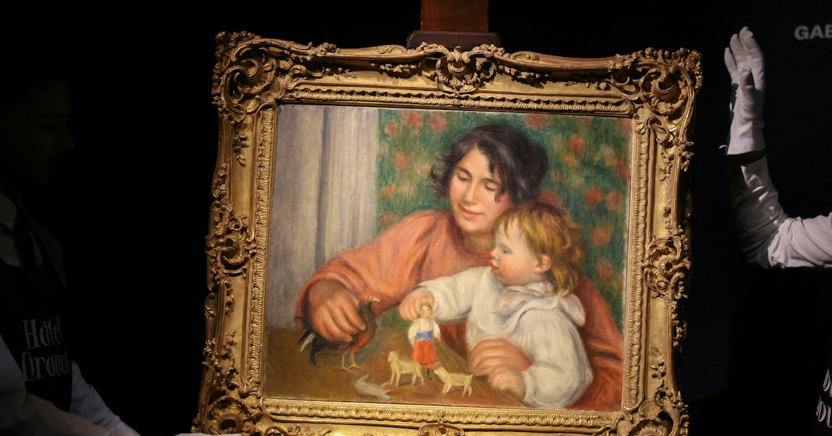 Subastan un Renoir desconocido, una “obra maestra de la intimidad”, que puede romper récords