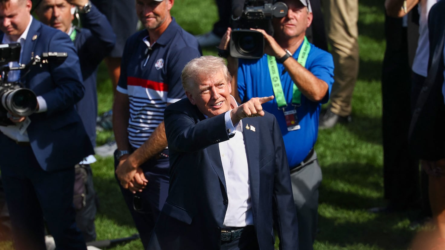 Trump responde a la celebración de Europa en la Ryder Cup: “Os estoy viendo”