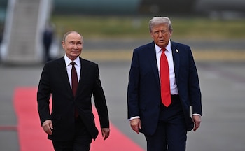 Putin y Trump, durante la