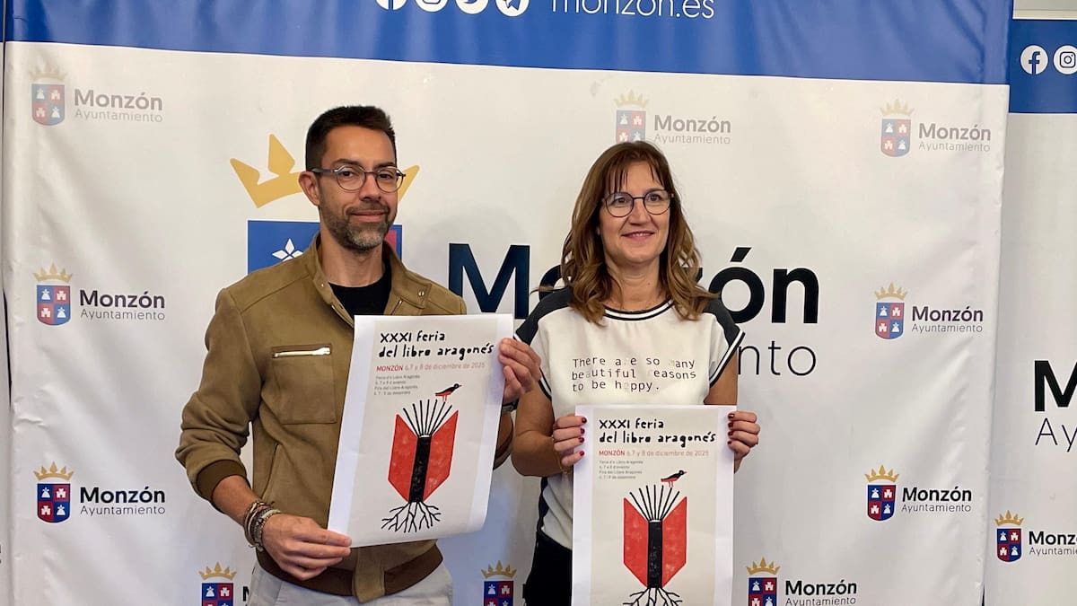 Elisa Arguilé es la autora del cartel de la Feria del Libro Aragonés de Monzón | Ocio y cultura