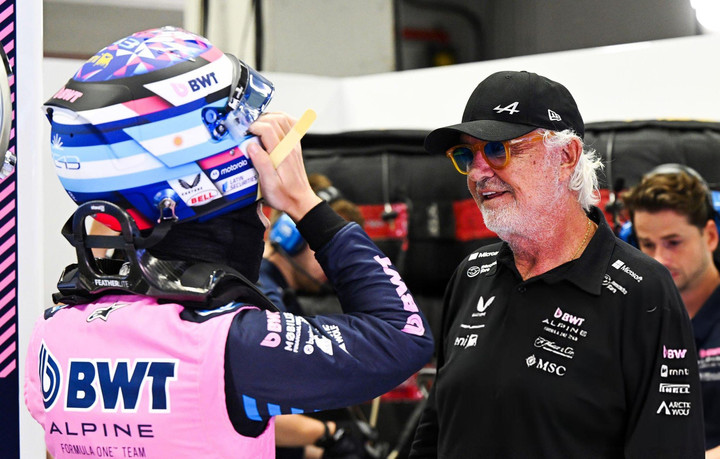 Flavio Briatore junto a Franco Colapinto (@ColapintoFiles)