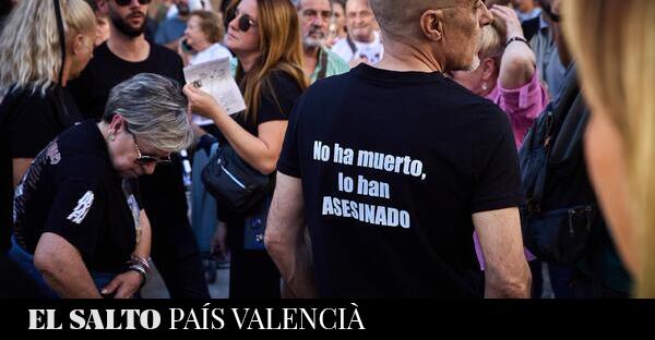 Clamor en las calles contra Mazón en el aniversario de la dana - El Salto