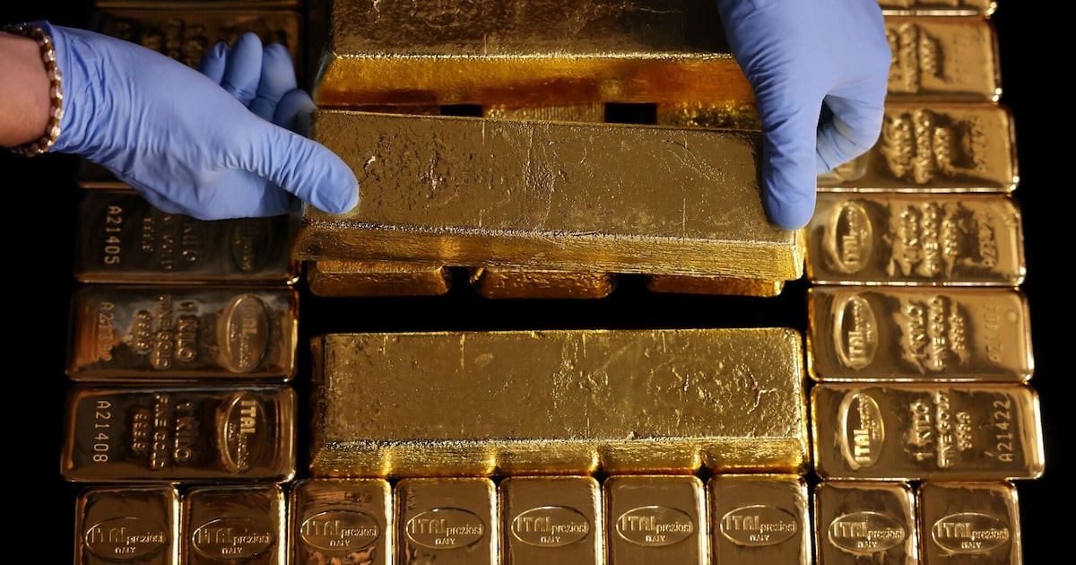 El precio del oro alcanza los US$4.000 por primera vez en la historia