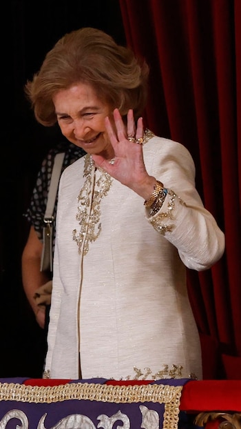 La reina Sofía en la