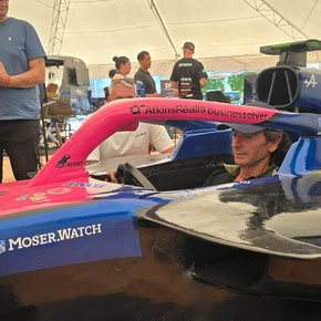 Video: Colapinto corrió este fin de semana, solo que no Franco sino Aníbal