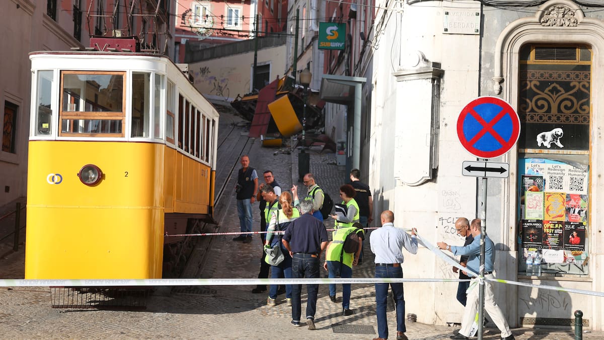El cable roto del funicular de Lisboa no cumplía la normativa para transportar personas | Sociedad