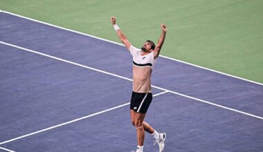 Vacherot, de no salir de torneos Challenger a unos cuartos de Masters 1000: "Esto es la recompensa por todo lo que he sufrido". Foto: Gettyimages