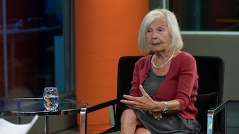 Beatriz Sarlo, en el estudio