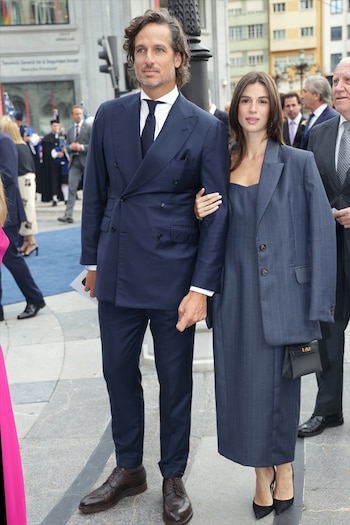 Feliciano López y Sandra Gago