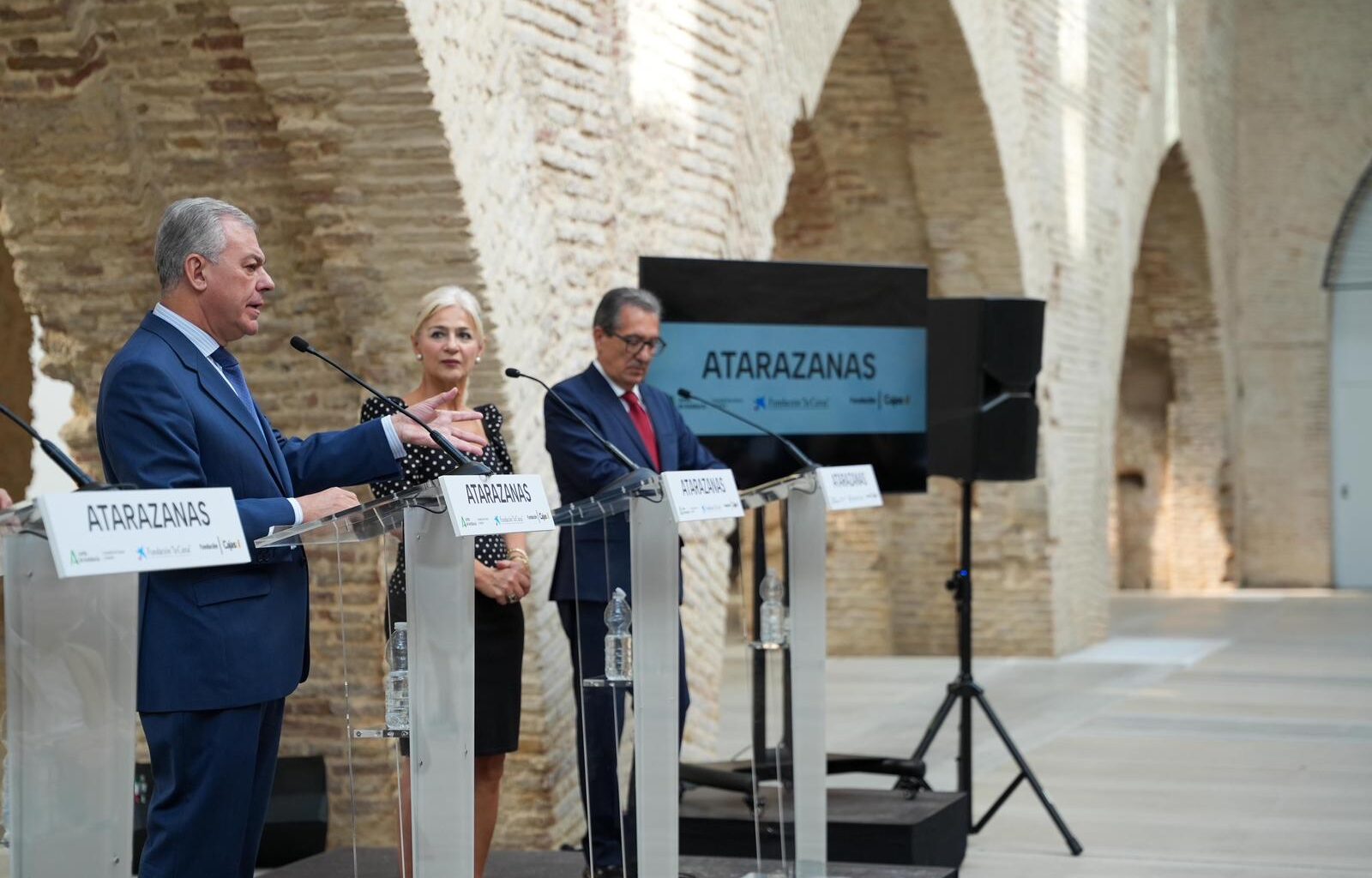 Sanz, en la inauguración de las Reales Atarazanas, “un espacio llamado a convertirse en el corazón cultural de la ciudad de Sevilla”