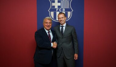 La primera noche europea reúne a UEFA, instituciones y representantes del mundo del fútbol en Montjuïc