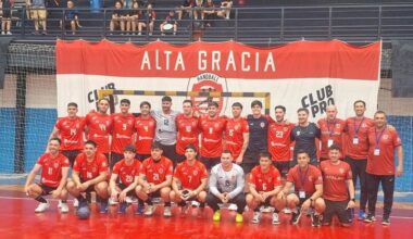 Alta Gracia debutó con una merecida y trabajada victoria en el Nacional de Handball