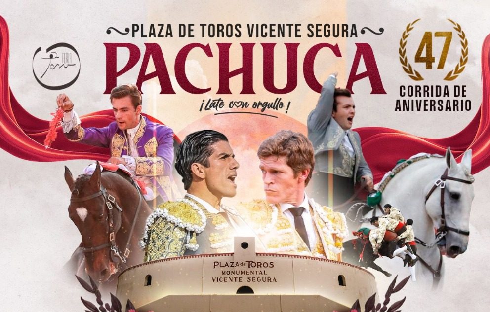 Presenta Plaza de Toros Vicente Segura cartel por su 47 aniversario