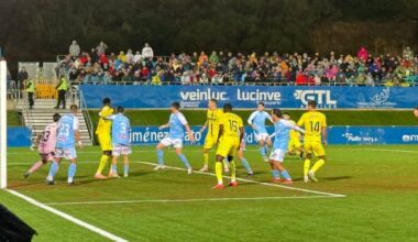 El 'submarino amarillo' torpedea las ganas del Ciudad de Lucena (0-6) en la Copa del Rey