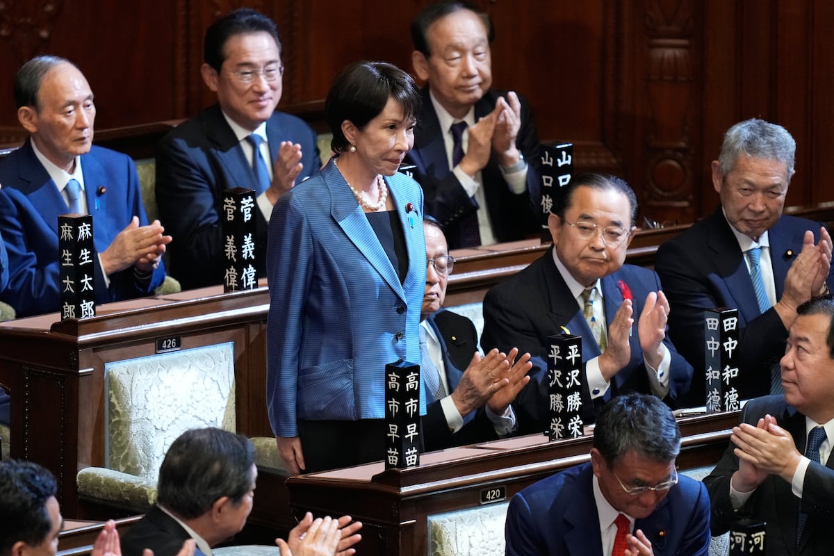 Sanae Takaichi hace historia al convertirse en la primera mujer al frente del Gobierno en Japón | Internacional