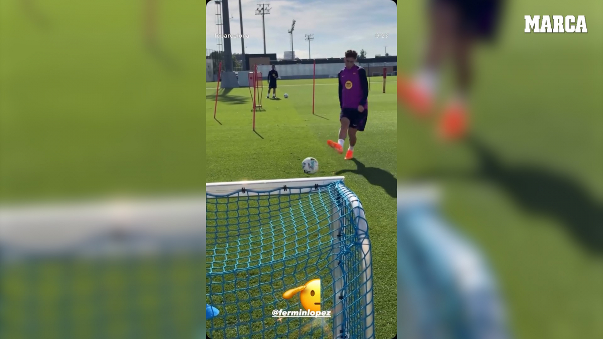 El Barça 'presume' de la recuperación de Fermín