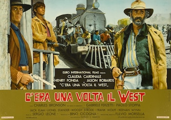 Actors Henry Fonda, Charles Bronson