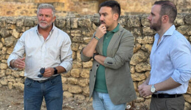 A buen ritmo los trabajos para dotar al Castillo de iluminación ornamental interior por primera vez en la historia