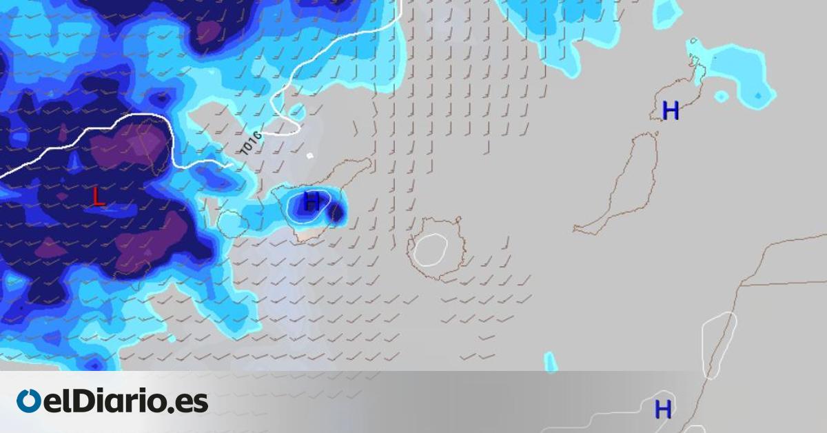Cambio de tiempo a la vista en Canarias con lluvias en varias islas esta semana