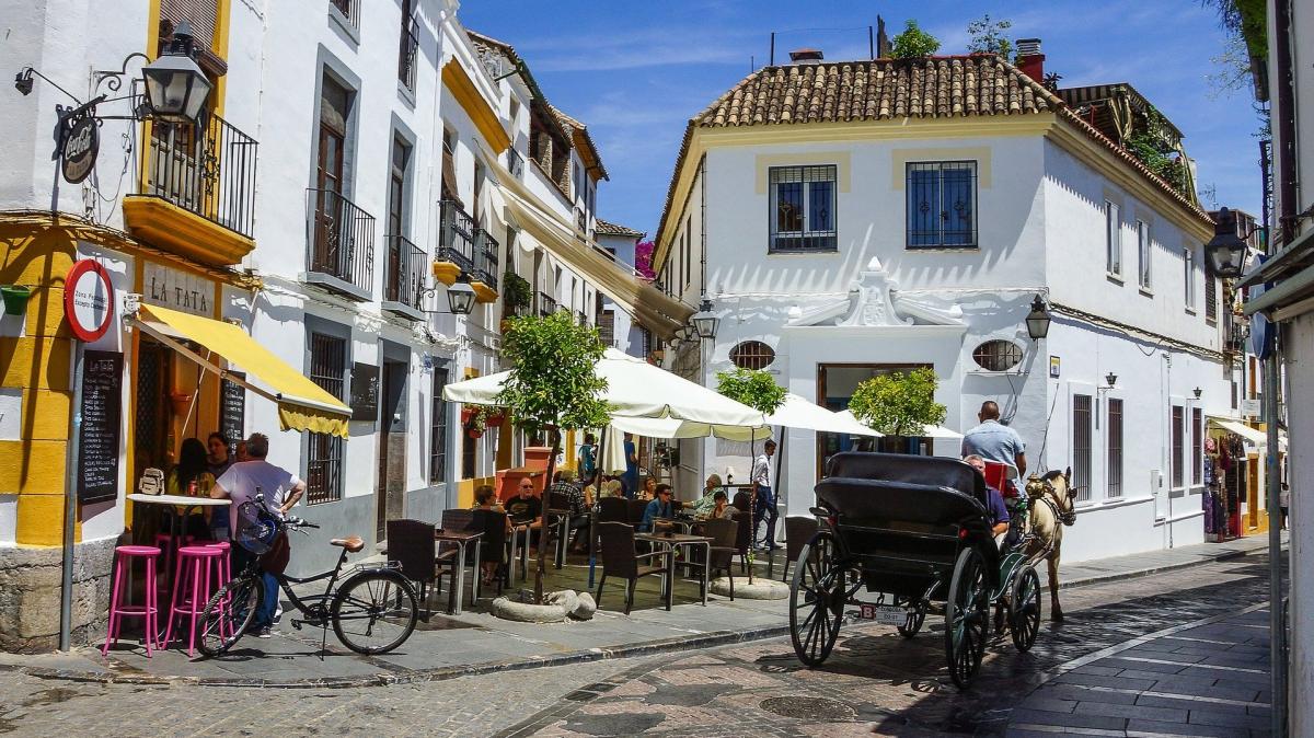 Calle turística de Córdoba