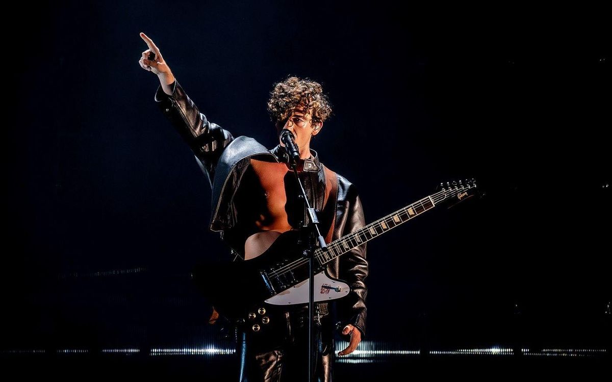 Guitarricadelafuente durante uno de sus conciertos.