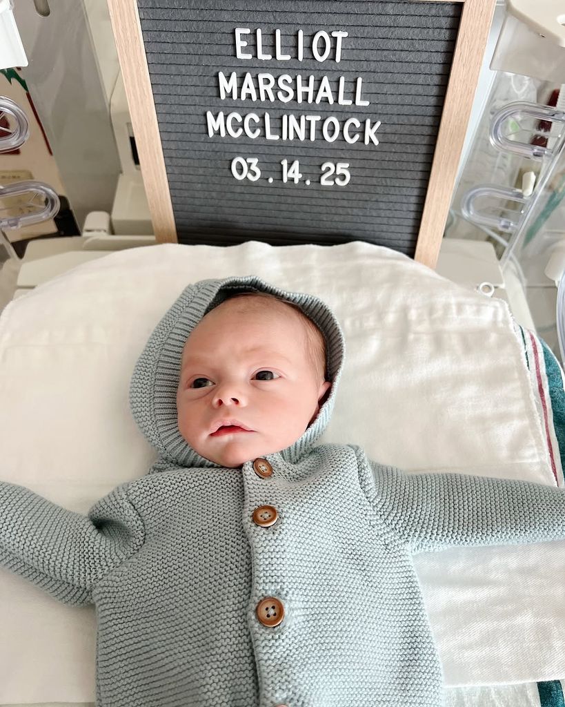 Elliot Marshal McClintock, el nieto de Eminem, nació el 14 de marzo de 2025