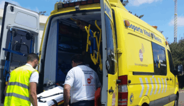 Muere un hombre atrapado en su coche en Fuerteventura