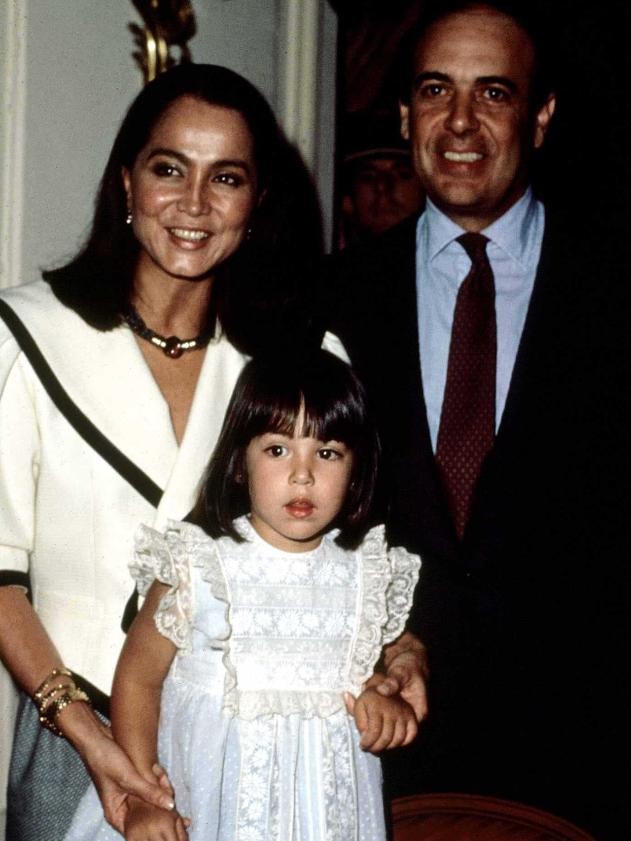 Isabel Preysler, Carlos Falcó y su hija Tamara Falcó Preysler.