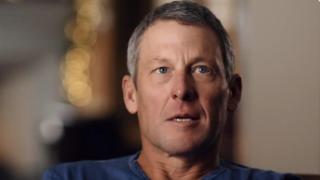 Lance Armstrong, durante el documental