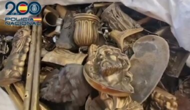 La Policía recupera más de una tonelada de objetos robados en el cementerio de Torrero de Zaragoza