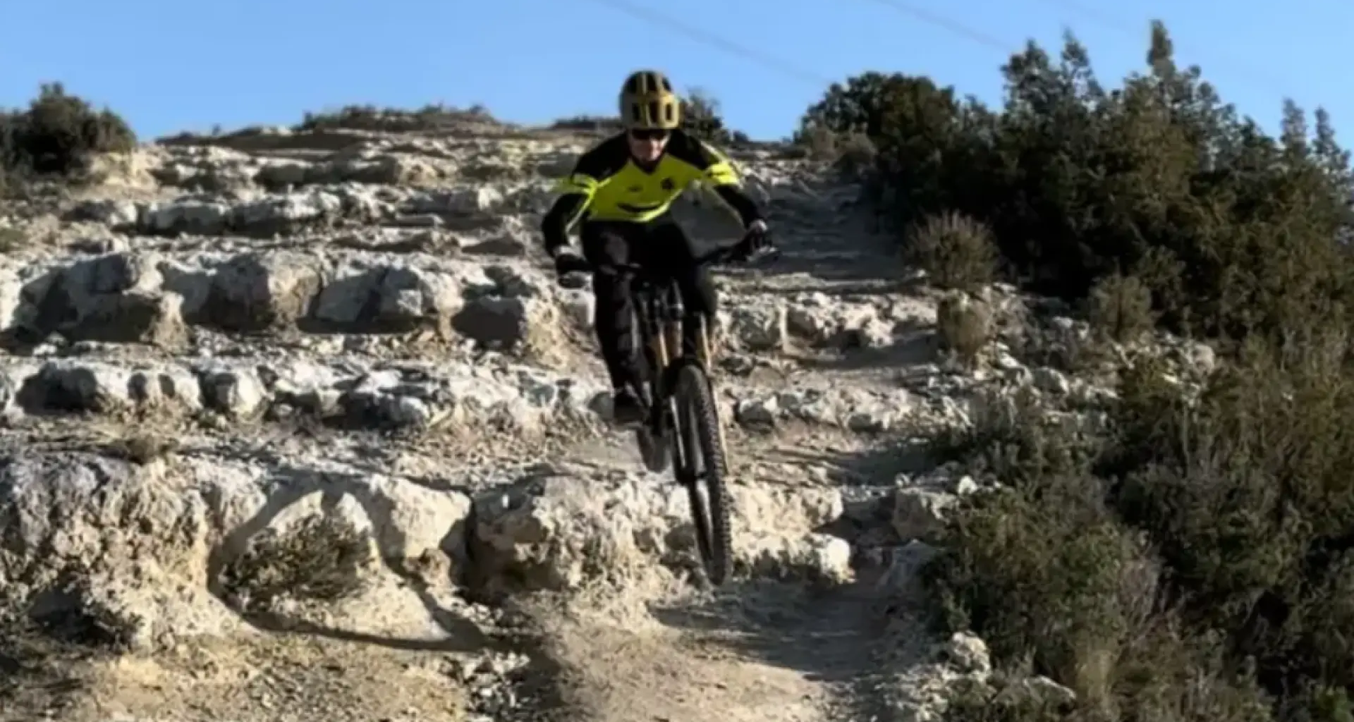 El impresionante descenso de un ciclista de élite por las Planas de Cadrete: "Conozco cada piedra"