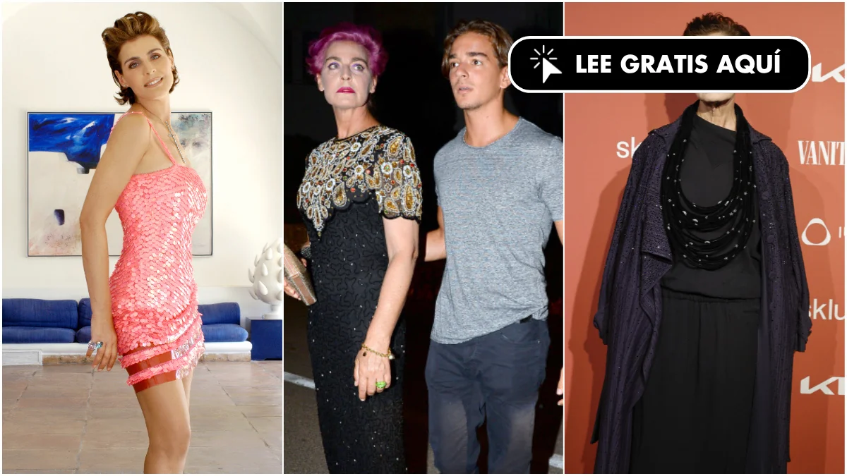 hijo con Lequio, su dolencia y musa de Armani