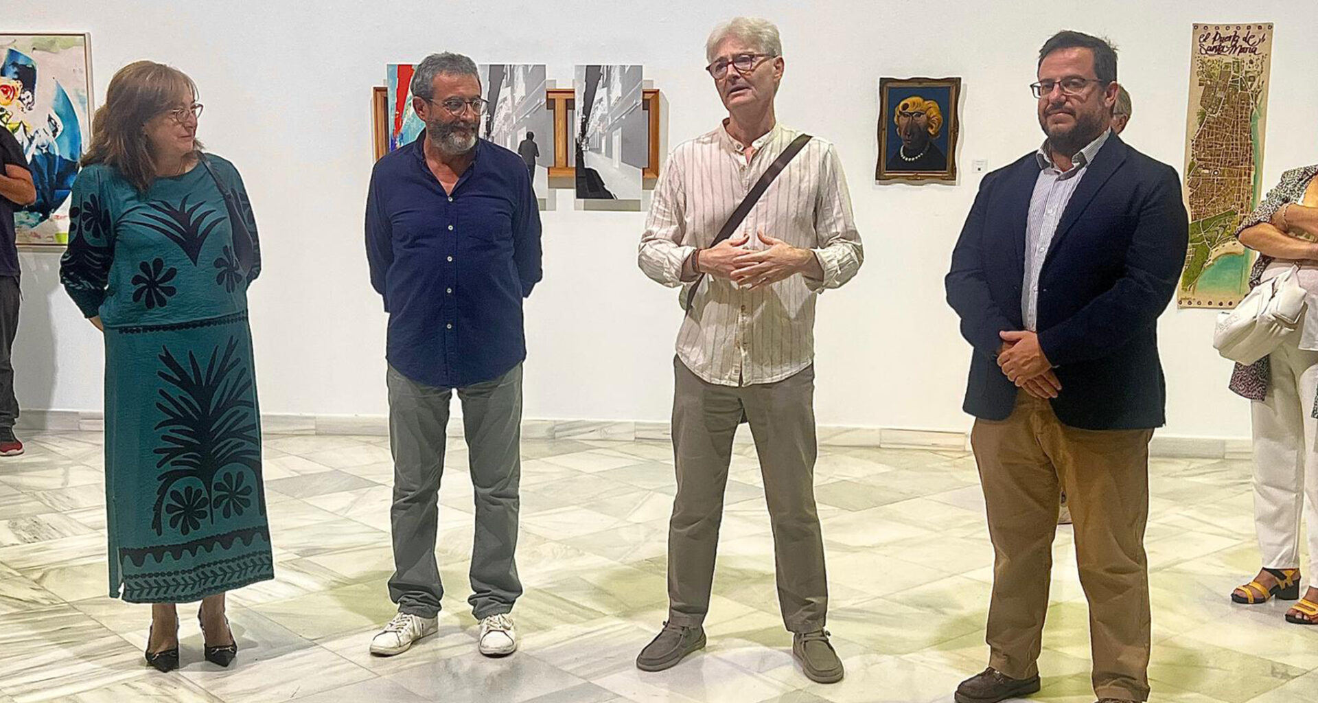 El concejal de Cultura, Enrique Iglesias, ha inaugurado la exposición