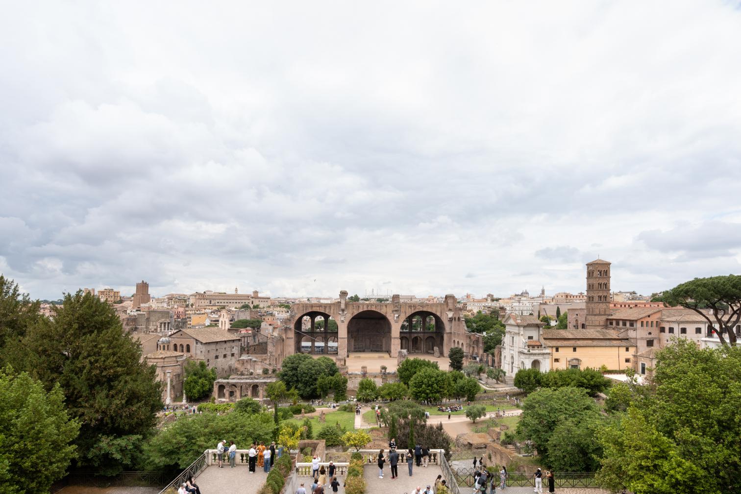 Intervención en la Basílica de Majencio en Roma