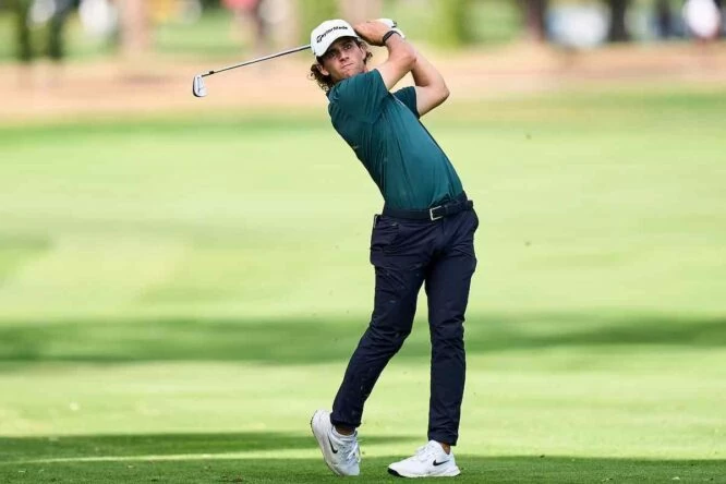 Ángel Ayora, durante la tercera jornada del Open de España. © Open de España presented by Madrid