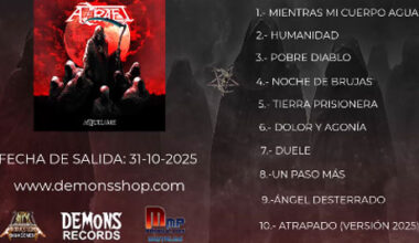 AZRAEL – Ya puedes escuchar fragmentos de todos los temas de su “Aquelarre” - WWW.RAFABASA.COM