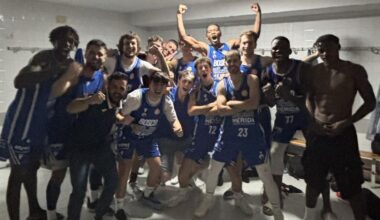 El Bosco Mérida festeja su triunfo ante el Vítaly La Mar BCBadajoz.