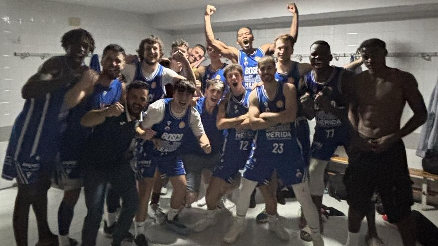 El Bosco Mérida festeja su triunfo ante el Vítaly La Mar BCBadajoz.