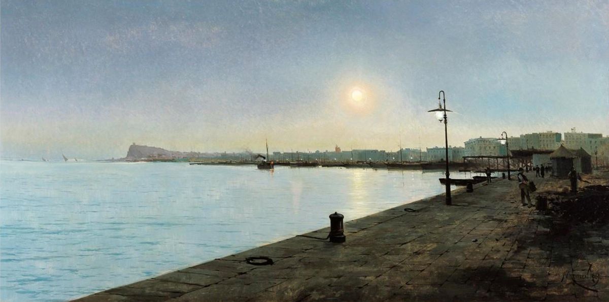 'El port de Barcelona', de Eliseu Meifrèn.