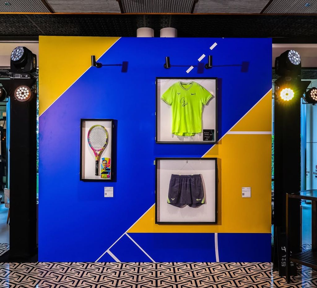 Rafa Nadal y Mery Perelló, en gala benéfica en Hong Kong