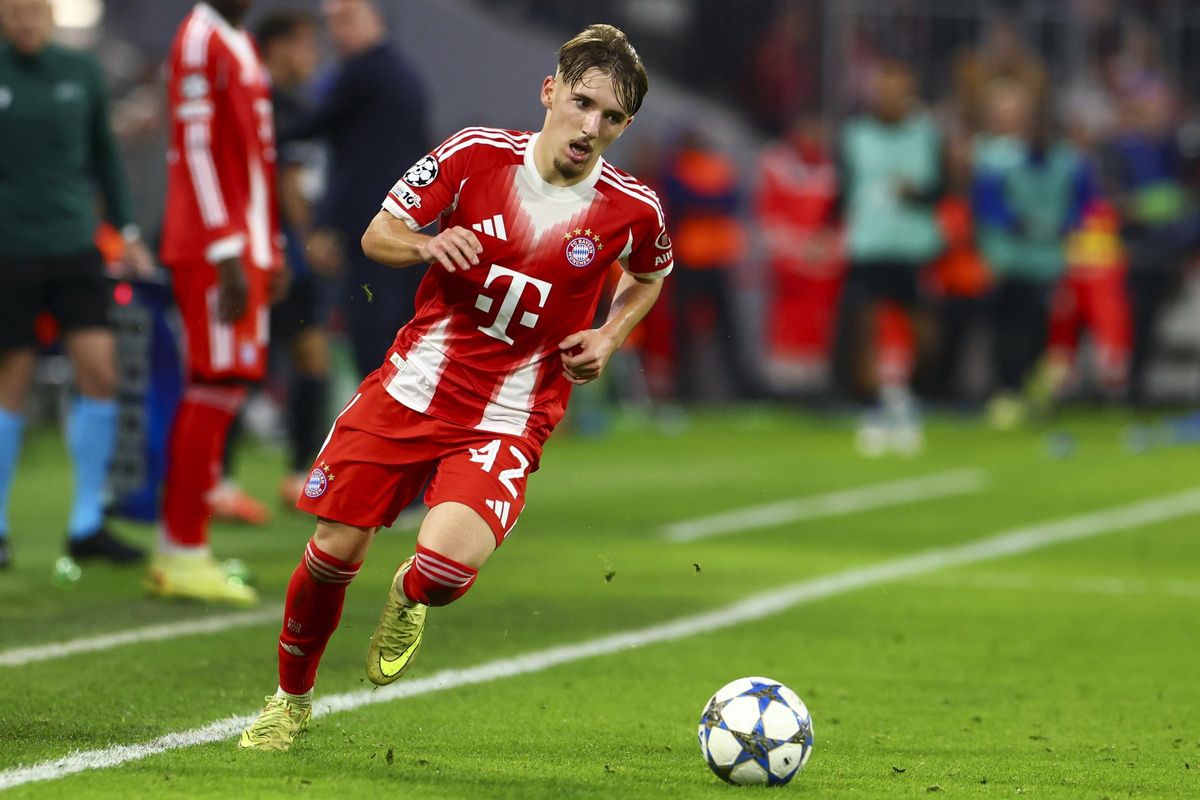 Lennart Karl, durante el partido ante el Brujas