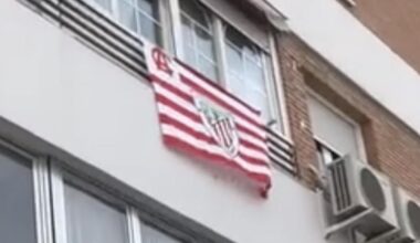 Polémica por una bandera del Athletic en una comunidad de vecinos de Madrid: «Nos han obligado a quitarla de la ventana»