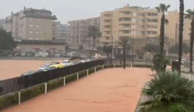 Ibiza, inundada tras el paso de la borrasca Alice