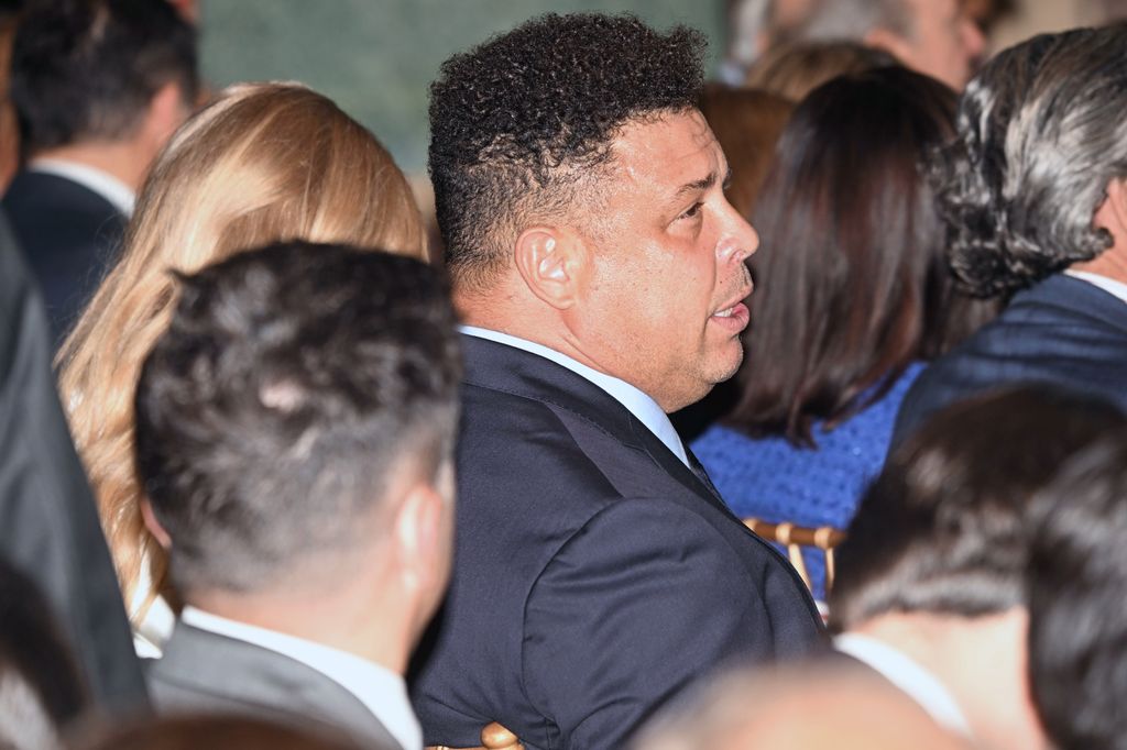 Ronaldo Nazario durante la entrega de los Premios Fundación Mapfre 2025
