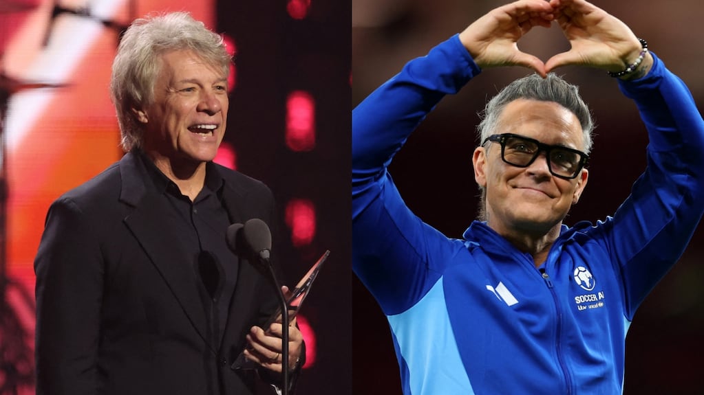 Así suena la colaboración de Bon Jovi con Robbie Williams