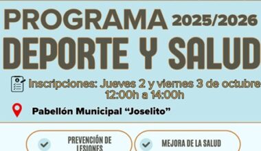 Hoy comienza una nueva temporada del programa Deporte y Salud