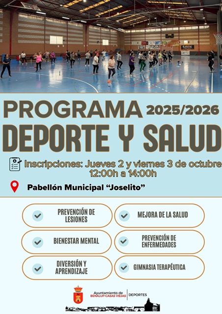 Hoy comienza una nueva temporada del programa Deporte y Salud